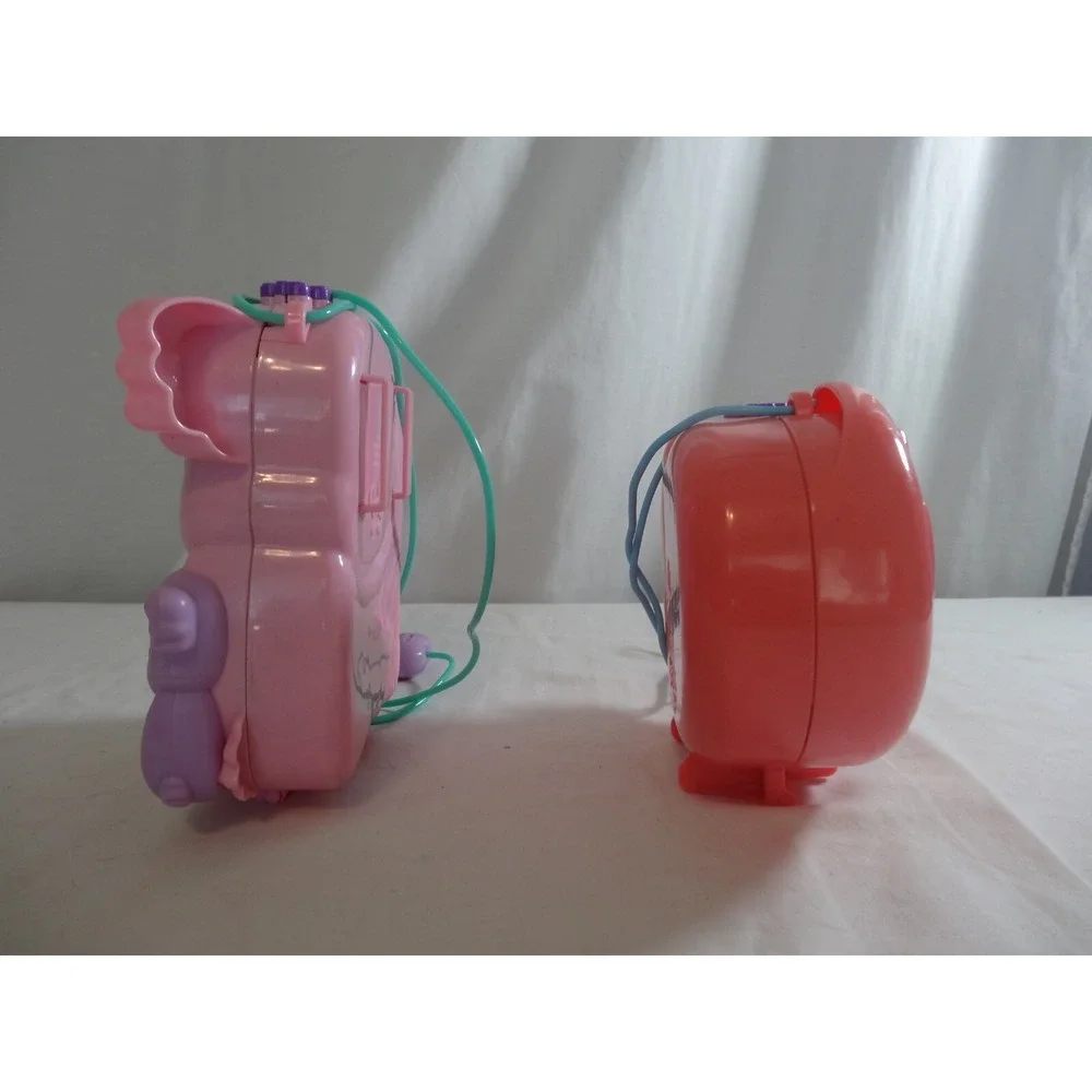 Polly Pocket Pet Vet Playset Starring Shani Cuddly Cat Purse Compact‎ + Starring